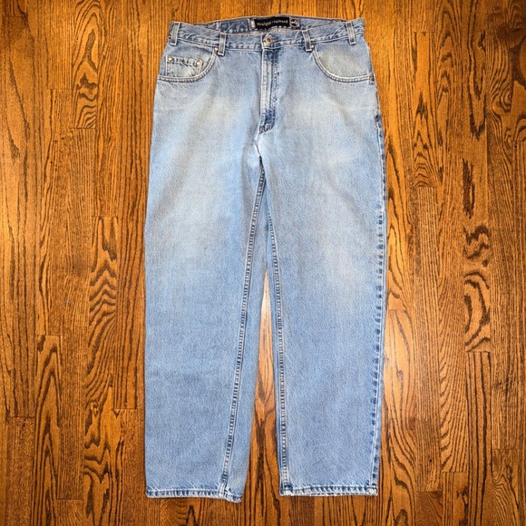 Levi's Other - Levi SilverTab Straight Relaxed Jeans Vintage 1998 Made in USA 36x32 Light Wash